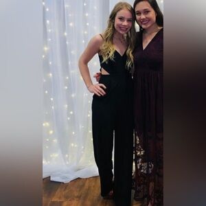 Gianni Bini Black Cutout Jumpsuit